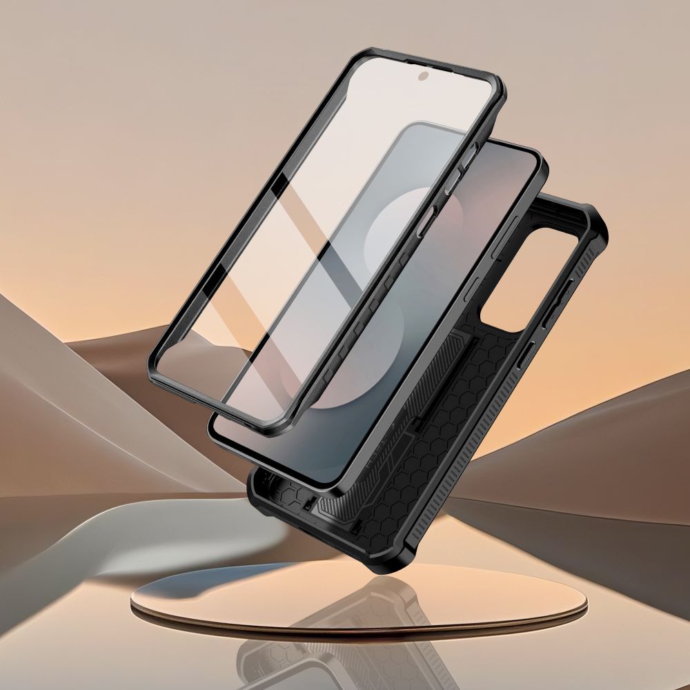 Tech-Protect Kevlar Cam+ aizsargvāciņš Samsung Galaxy S25 FE telefonam – melns | Phone Case Cover (2)