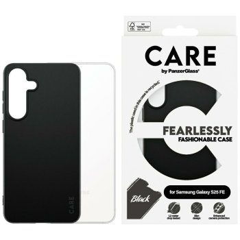 CARE by PanzerGlass Fashion vāciņš Samsung Galaxy S25 FE — melns | Phone Case Cover