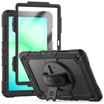 Samsung Galaxy Tab А11+ (SM-X230 / X236) Tech-Protect Solid360 Cover Case, Black | Planšetes Vāciņš Maciņš...