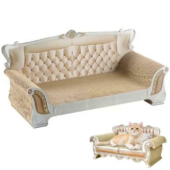 Kaķu Skrāpēšanas Postenis Dīvāns | Cat Scratching Post Sofa