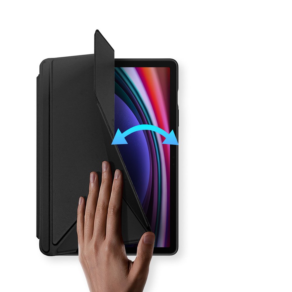 Samsung Galaxy Tab S10 FE (SM-X520 / X526B) DUX DUCIS Magi Tablet Cover Case, Black | Planšetes Vāciņš Maciņš... (0)