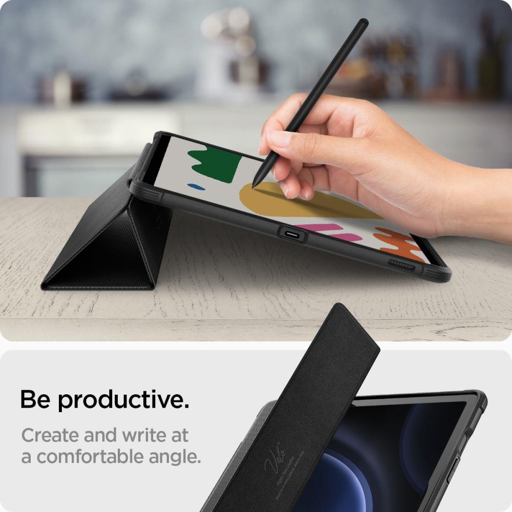 Samsung Galaxy Tab S9 FE+ Plus 12.4'' (SM-X610 / X616B) Spigen Rugged Armor Book Case Cover, Black | Planšetes... (0)