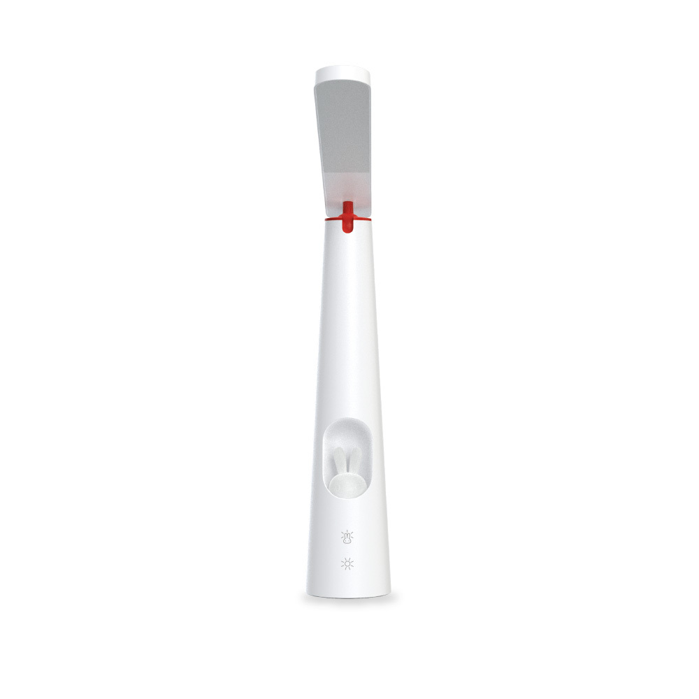 LED galda lampa ar zaķīti 7,5W Forever Light PURE FLB-150 ELENA, balta (1)
