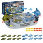 Bērnu Galda Cīņas Kaujas Spēle Izklaidei 2 Cilvēkiem, Jūras Kauja | Desktop Table Basketball Shooting Classic Arcade Game