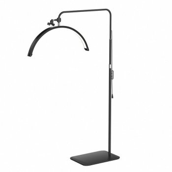 LED pusmēness lampa 40W skaistumkopšanas meistariem, melna