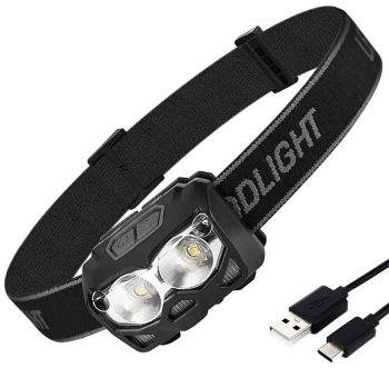 LED XPE galvas lukturis, uzlādējams| Head Flashlight