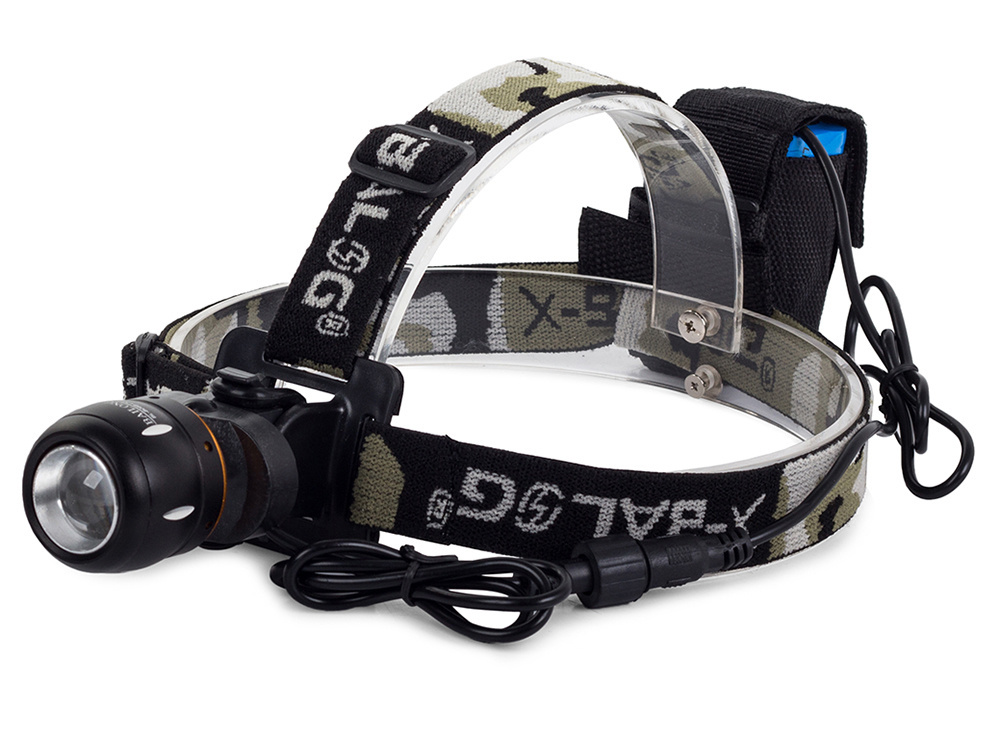 Bailong priekšējā galvas lukturis ar CREE LED, zoom, velosipēdam un kājām (0)