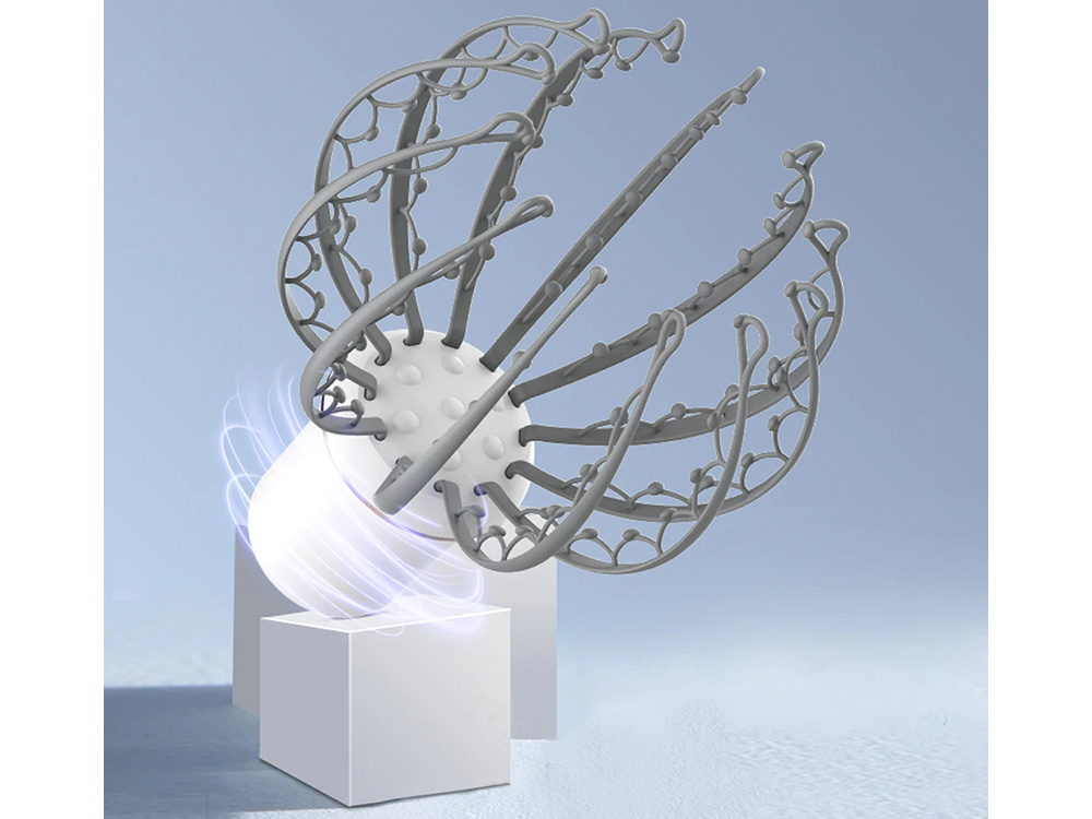 Elektrisks galvas masažieris, masāžas rīks galvai stresa mazināšanai | Head Scalp Massager for Stress Relief (1)