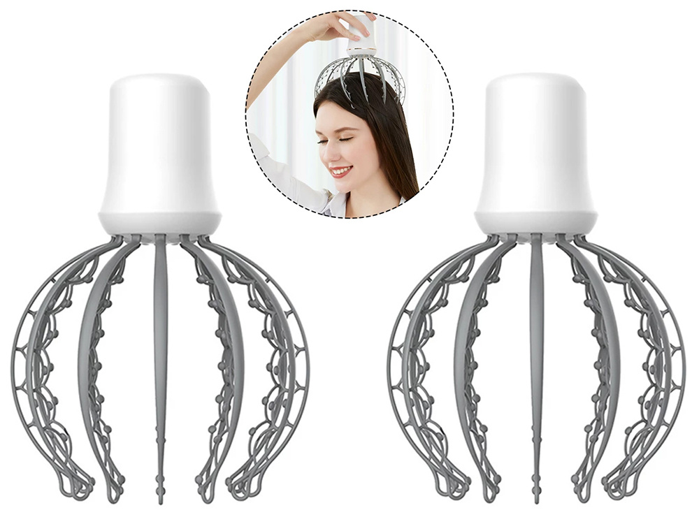 Elektrisks galvas masažieris, masāžas rīks galvai stresa mazināšanai | Head Scalp Massager for Stress Relief (4)