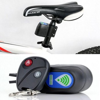 Signalizācija ar Tālvadības Pulti Velosipēdam Skuteram Kvadraciklam | Alarm Lock with Remote Control for Bike Scooter ATV