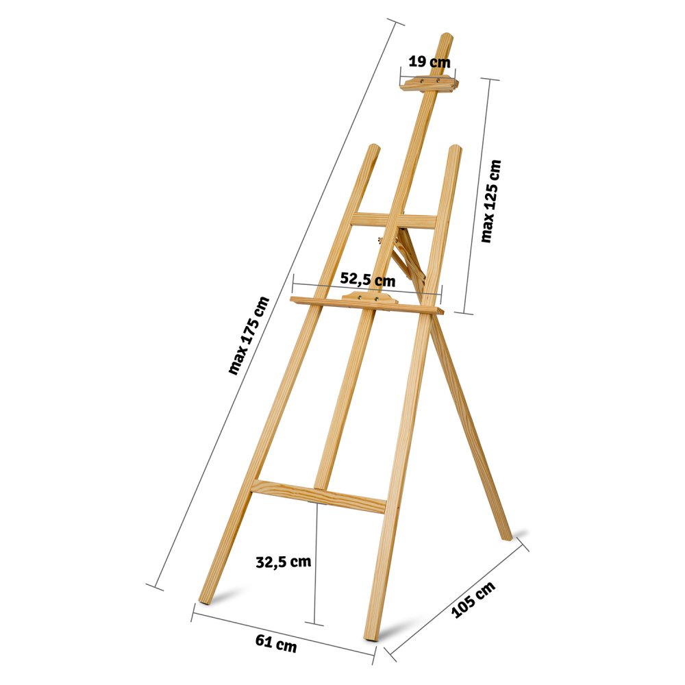 Massido MS-989 gleznotāju molberts 175cm | Profesionāls māksliniekiem (1)