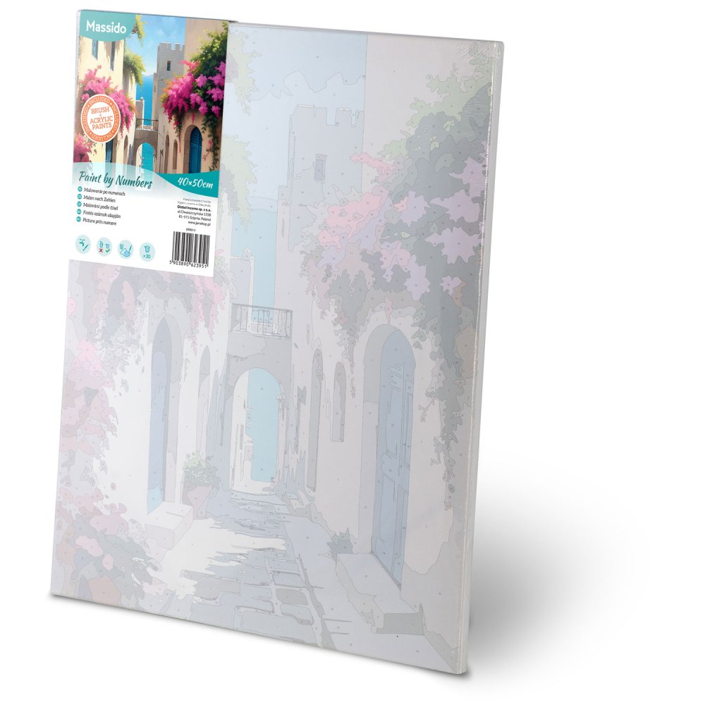 Massido Glezna pēc Numuriem 40x50 cm Pilsētas Ainava (1)