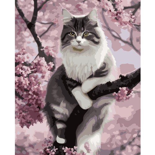 Gleznošana pēc numuriem 40x50cm Kaķis Maaleo 22783 (3)