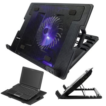 Klēpjdatora Portatīvo Datoru LED Dzesēšanas Paliktnis, 23-48cm | Notebook Laptop LED Cooling Pad Cooler