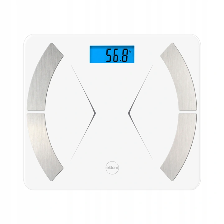 Viedie vannas istabas svari Eldom TWO500 ar Bluetooth, balti