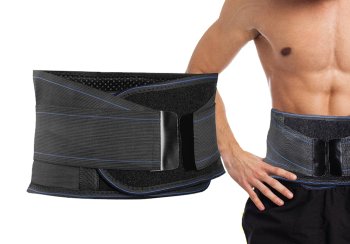 Magnētiska Vidukļa Josta Bandāža Mugurkaula Atbalsts, 24 Magnēti, XL 100 cm | Magnetic Back Lumbar Support Belt Brace