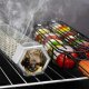 Režģis Iesms Grilam Dārzeņu Gaļas Zivju Ēdienu Pagatavošanai, 49 cm | BBQ Grilling Basket Mesh for Vegetables...