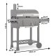 Ogļu Grils BBQChef™ Berdsen BD-891, Melns