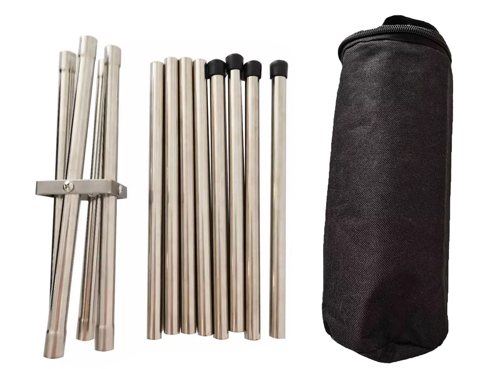 Saliekams tūrisma dārza grils mangāls, ugunskura vieta | Folding Garden Grill (6)