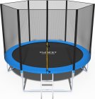FUNFIT Dārza Batuts ar Drošības Tīklu un Kāpnēm, 312 cm | Garden Trampoline with Safety Net and Ladder