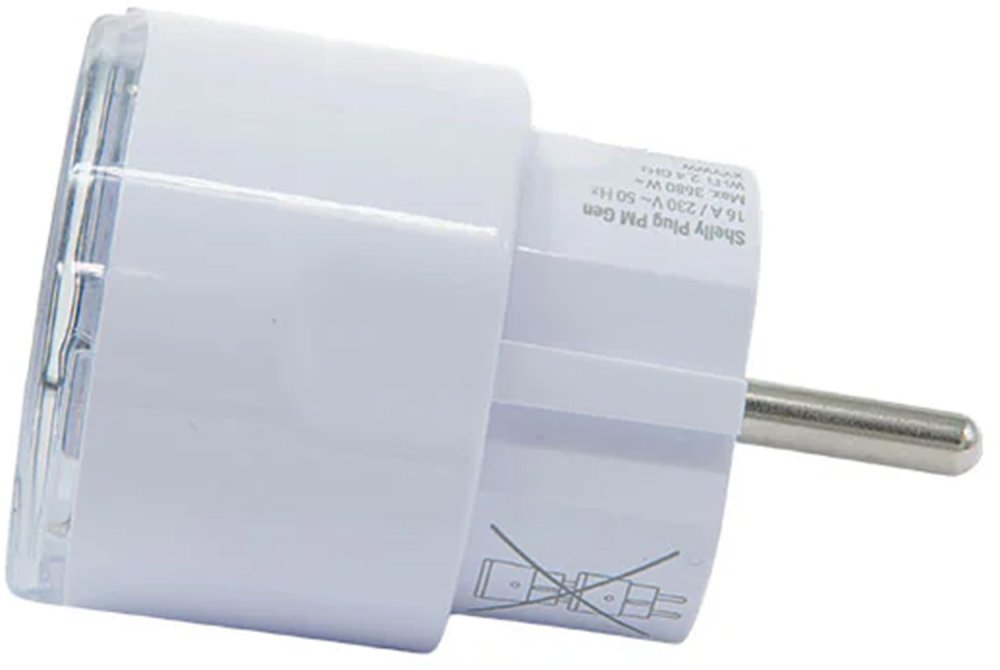 Shelly Plug PM Gen3 Viedais Enerģijas Monitors 16A Matter Balts (1)