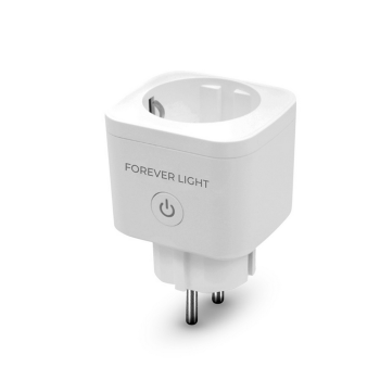 Viedā WiFi rozete Forever Light FLSP16A 16A ar enerģijas mērītāju, balta