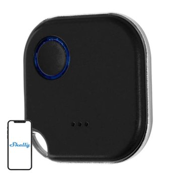Aktivizēšanas poga Shelly Blu Button 1 Bluetooth (melna) | Action and Scenes Activation (black)