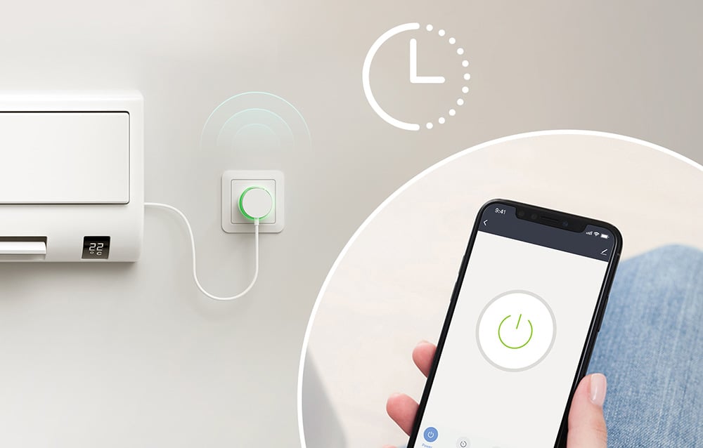 Viedā Rozete Gosund EP2-Z ZigBee (2 gab.) 10A ar Enerģijas Monitoringu (3)