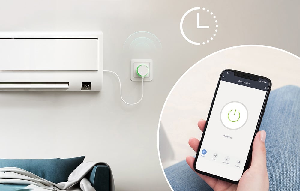 Gosund EP2 Viedā WiFi Rozete Matter 16A Enerģijas Monitorings (1)