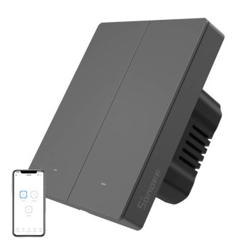 Sonoff M5-2C-80 Viedais sienas slēdzis 2 kanālu Wi-Fi