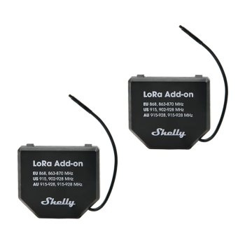 LoRa releju komplekts Shelly EU868 Add-on 5km rādiuss
