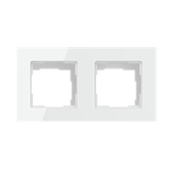 Dubultais slēdža rāmis Avatto TS20 Balts 55x55mm