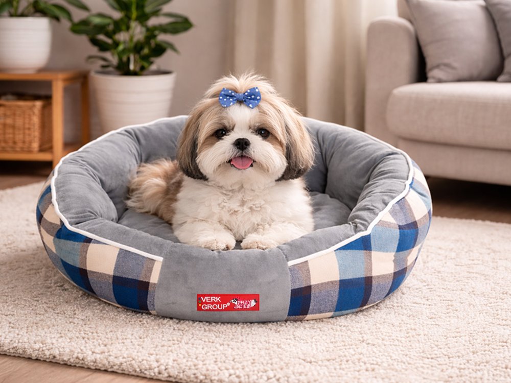 Mīksta suņu guļvieta Verk Group pūkaina un ērta maziem vidējiem suņiem (2)