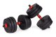 Regulējamas hanteles 2x20 kg, stieņa komplekts 40 kg