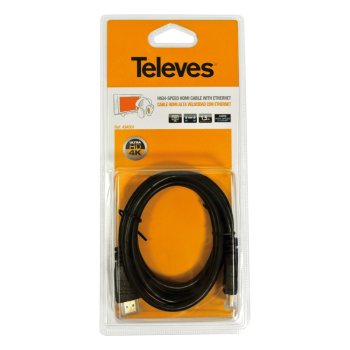 HDMI kabelis Televes 1.5m, melns