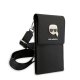 Karl Lagerfeld metāla Karl Head telefona soma – melna