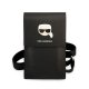 Karl Lagerfeld metāla Karl Head telefona soma – melna