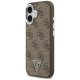 Guess 4G Triangle Logo MagSafe vāciņš iPhone 17 - brūns | Phone Case Cover Brown