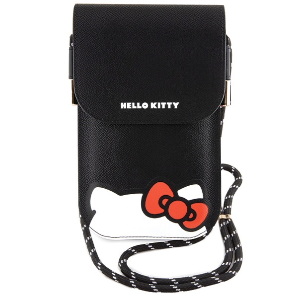 Hello Kitty Ādas soma ar slēpjošu Cord - melna | Leather Hiding bag black (0)