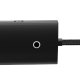 Baseus Lite Series HUB 4-Port (USB-A uz 4xUSB-A 3.0) 0,25 m melns (WKQX030001)