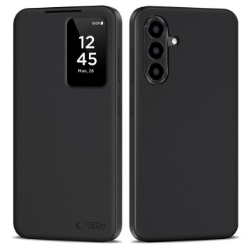 Tech-Protect Smart Wallet maciņš Samsung Galaxy A26 5G / A17 4G / 5G — matēti melns | Phone Case Cover
