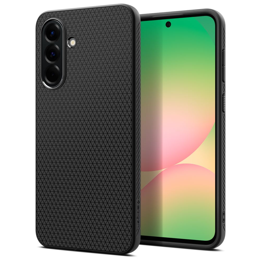 Samsung Galaxy A56 ( SM-A566B / DS ) Spigen Liquid Air TPU Case Cover, Black | Telefona Vāks Maks Apvalks Bampers