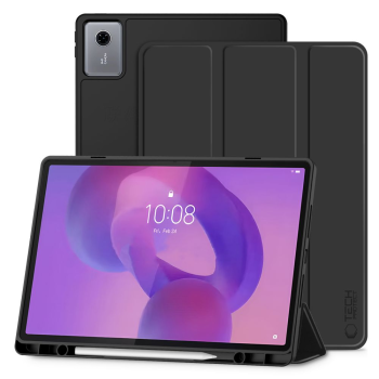 Lenovo IdeaTab Plus 12.1'' (TB-361) Tech-Protect SC Pen Protective Cover Case, Black | Planšetes Vāciņš Maciņš...
