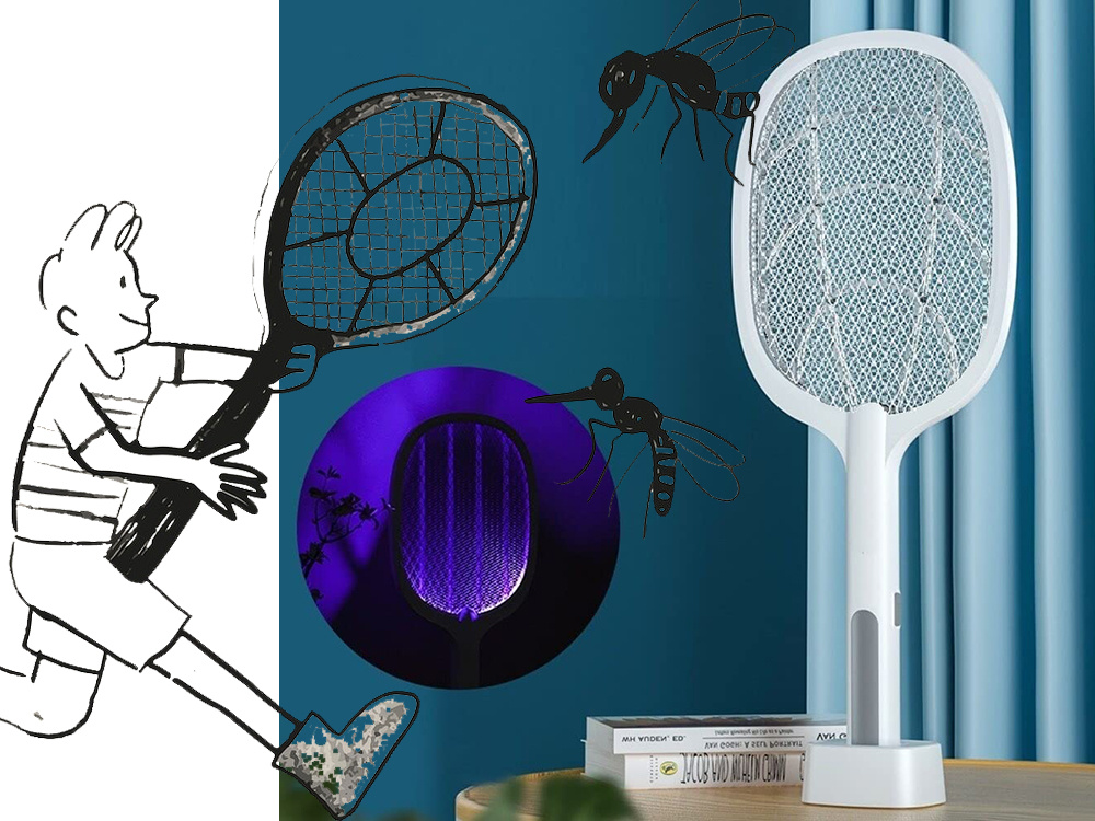 Elektriskais Mušu Sitamais Ierīce pret Kukaiņiem Insektu Slazds Odu Mušu Iznīcināšanas UV Lampa | Electric Fly... (7)