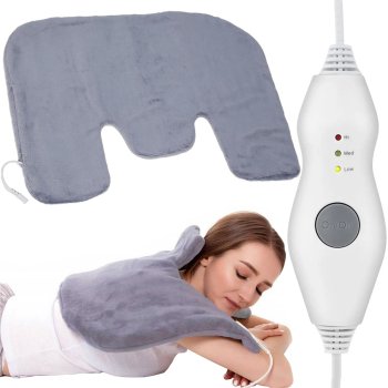 Elektriskais Kakla un Muguras Sildīšanas Spilvens Apsildams Paklājiņš 70W | Electric Heating Cushion Blanket