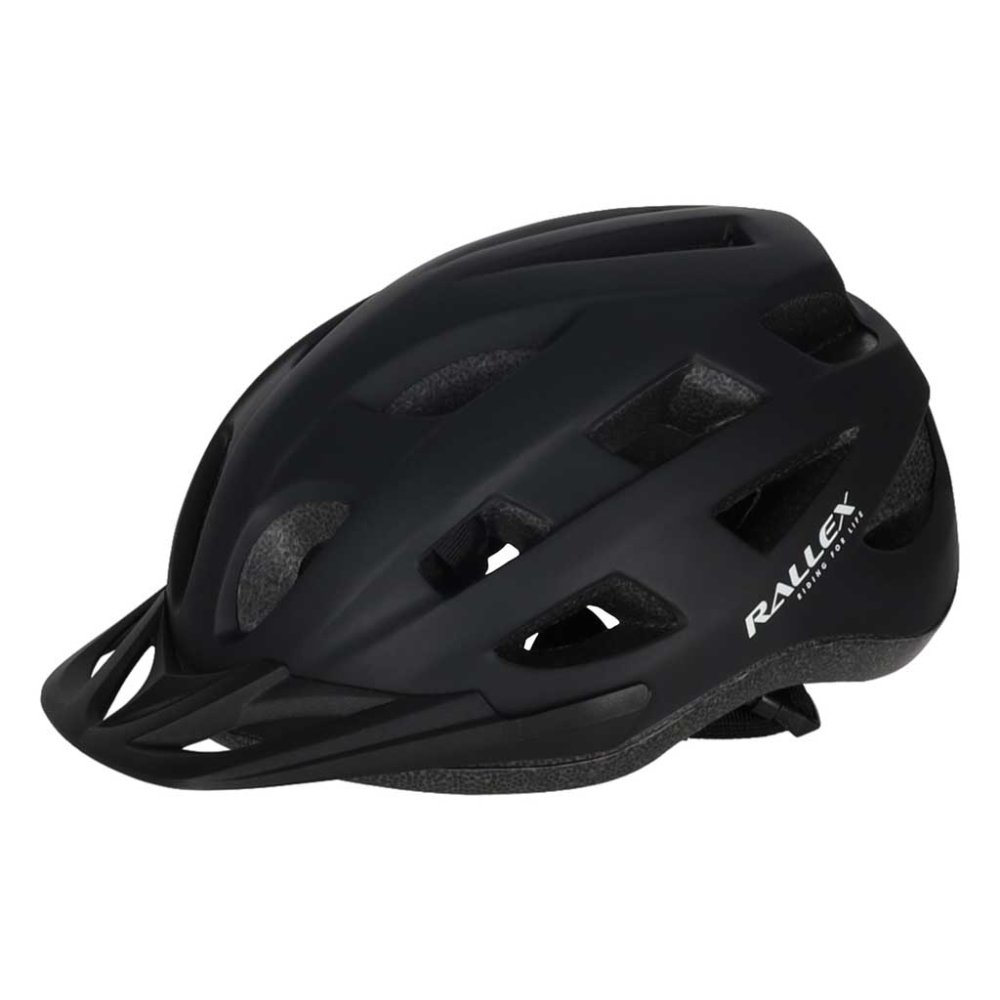 Velo ķivere RALLEX unisex regulējama ar nagu, M 54-58 cm, melna (0)