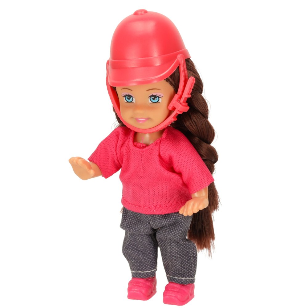 Lelle ar poniju zirgu meitenei, 5 elementu rotaļu komplekts (2)