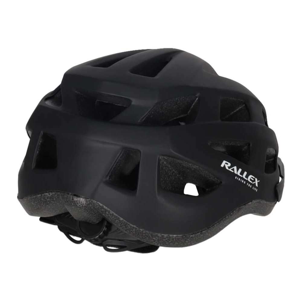 Velo ķivere RALLEX unisex regulējama ar nagu, M 54-58 cm, melna (3)