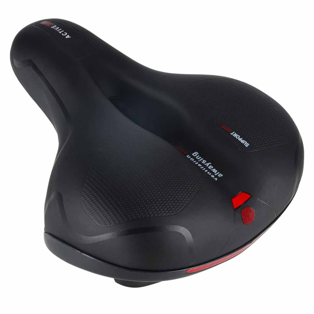 Komfortabls velosipēda sēdeklis ar putu polsterējumu un atstarotāju (0)