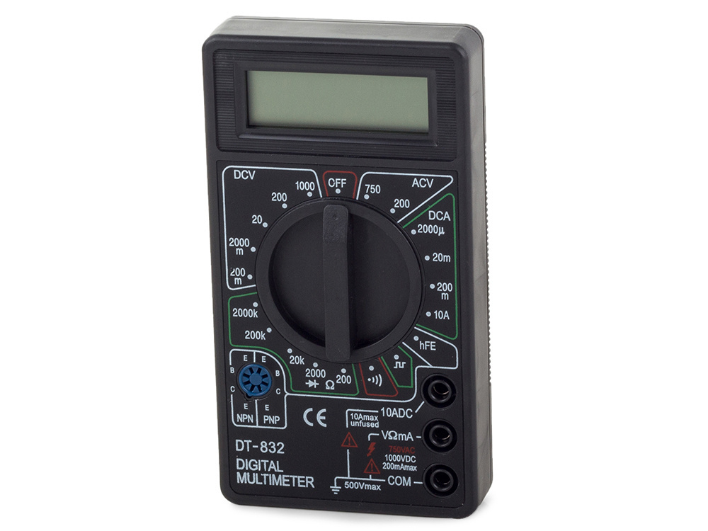 Цифровой мультиметр DT-832 с ЖК-дисплеем